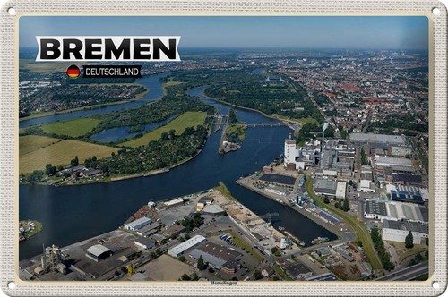Blechschild städte bremen - blechschild,