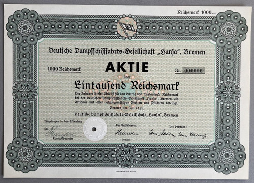 Aktie deutsche - /,