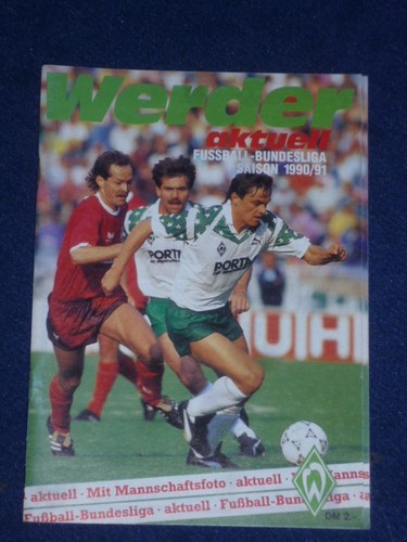 Werder aktuell saison - werder, 1990-91