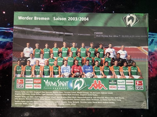 Werder bremen autogrammkarte - bremen,