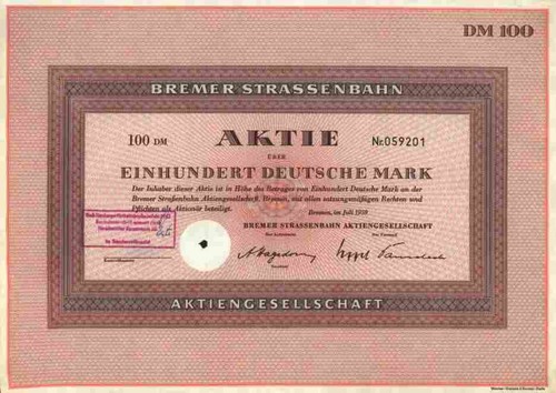 Bremer strassenbahn 1959 - bremer,