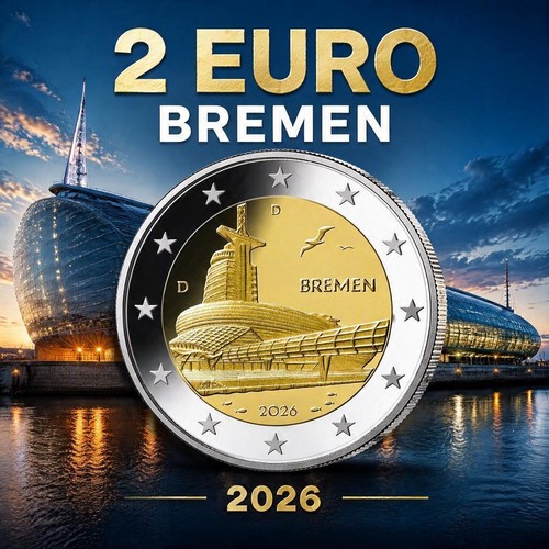 Euro bremen klimahaus münze - euro,