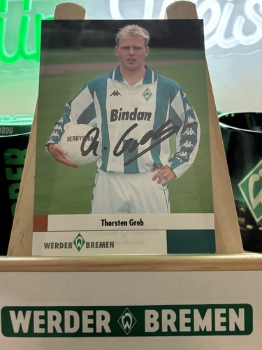 Werder bremen autogrammkarte - werder,