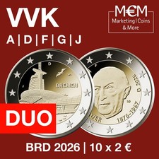 # 10 X 2 € EURO DEUTSCHLAND