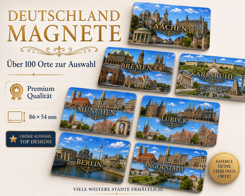 Deutschland städte magnet - städte,