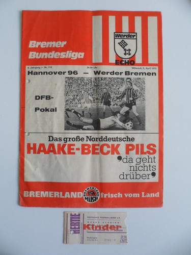 Werder bremen hannover - werder, 96