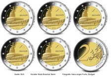 5 x 2 Euro Bremen Kulturhaus