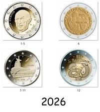 2 Euro 2026 Gedenkmünze -