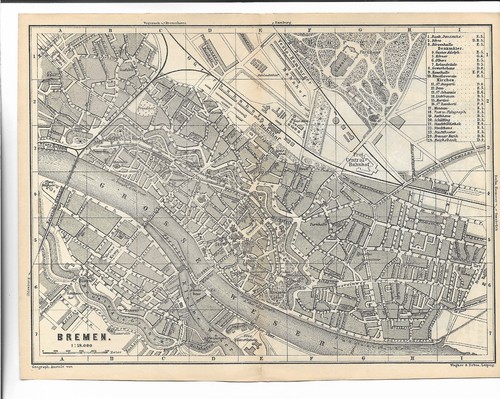 Heimat bremen stadtplan von - heimat, /