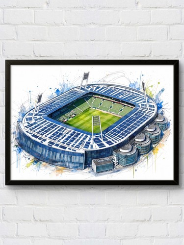 Bremen fussball stadion poster - bremen,