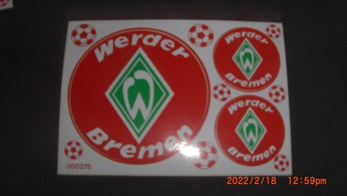 Werder bremen aufkleber - werder,