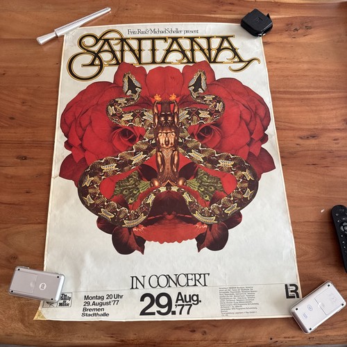 Santana 1977 plakat rau - -,