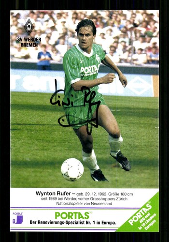 Wynton rufer autogrammkarte - wynton,