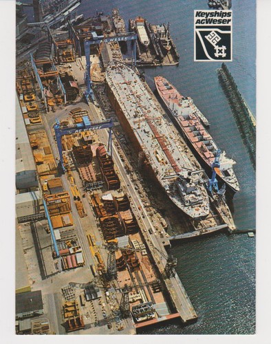 Postkarten weser werft - postkarten,