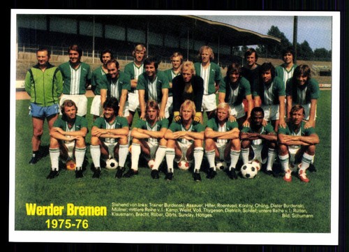 Werder bremen mannschaftskarte - werder,