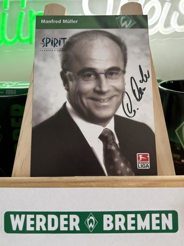 Werder bremen autogrammkarte - bremen,