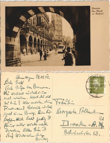 Ansichtskarte bremen - ansichtskarte,