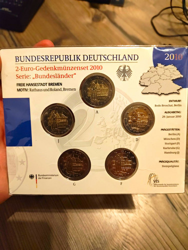 Euro münzset serie - 2-euro-mÜnzset,