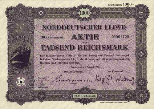 Norddeutscher lloyd 1936 - norddeutscher,