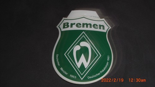 Werder bremen aufkleber - sv,