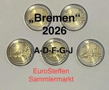 5 x 2 Euro 2026 Deutschland
