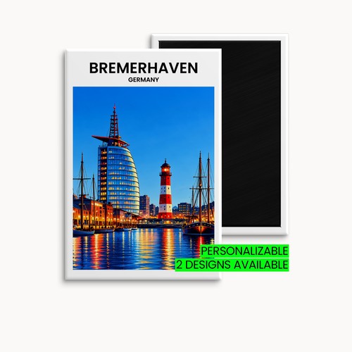 Bremerhaven kühlschrankmagnet - bremerhaven,