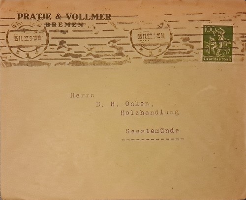Los umschlag aus - umschlag,