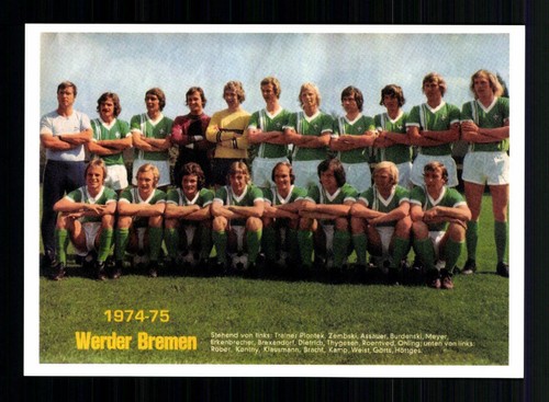 Werder bremen mannschaftskarte - bremen,